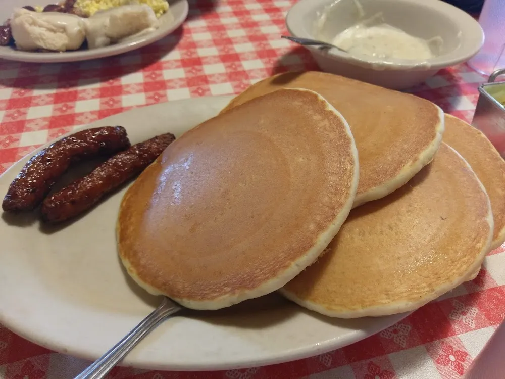 Pancakes Sausage & Eggs